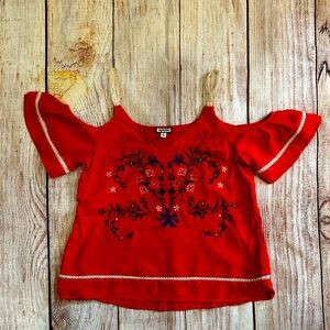 Take me to Cabo embroidered blouse